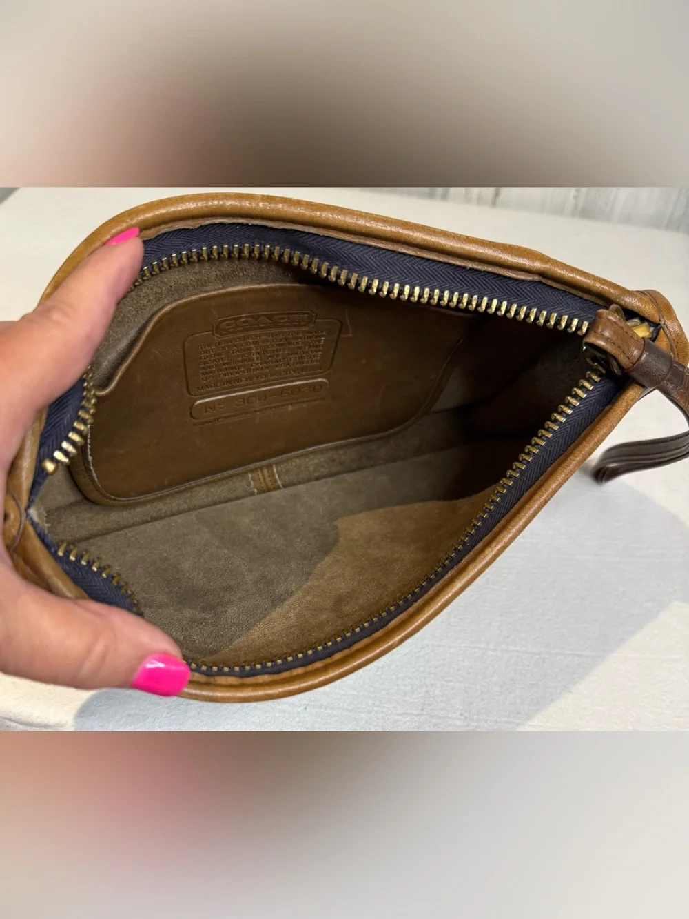 Coach Vintage Basic Clutch Made in NYC 1980’s * chain not included